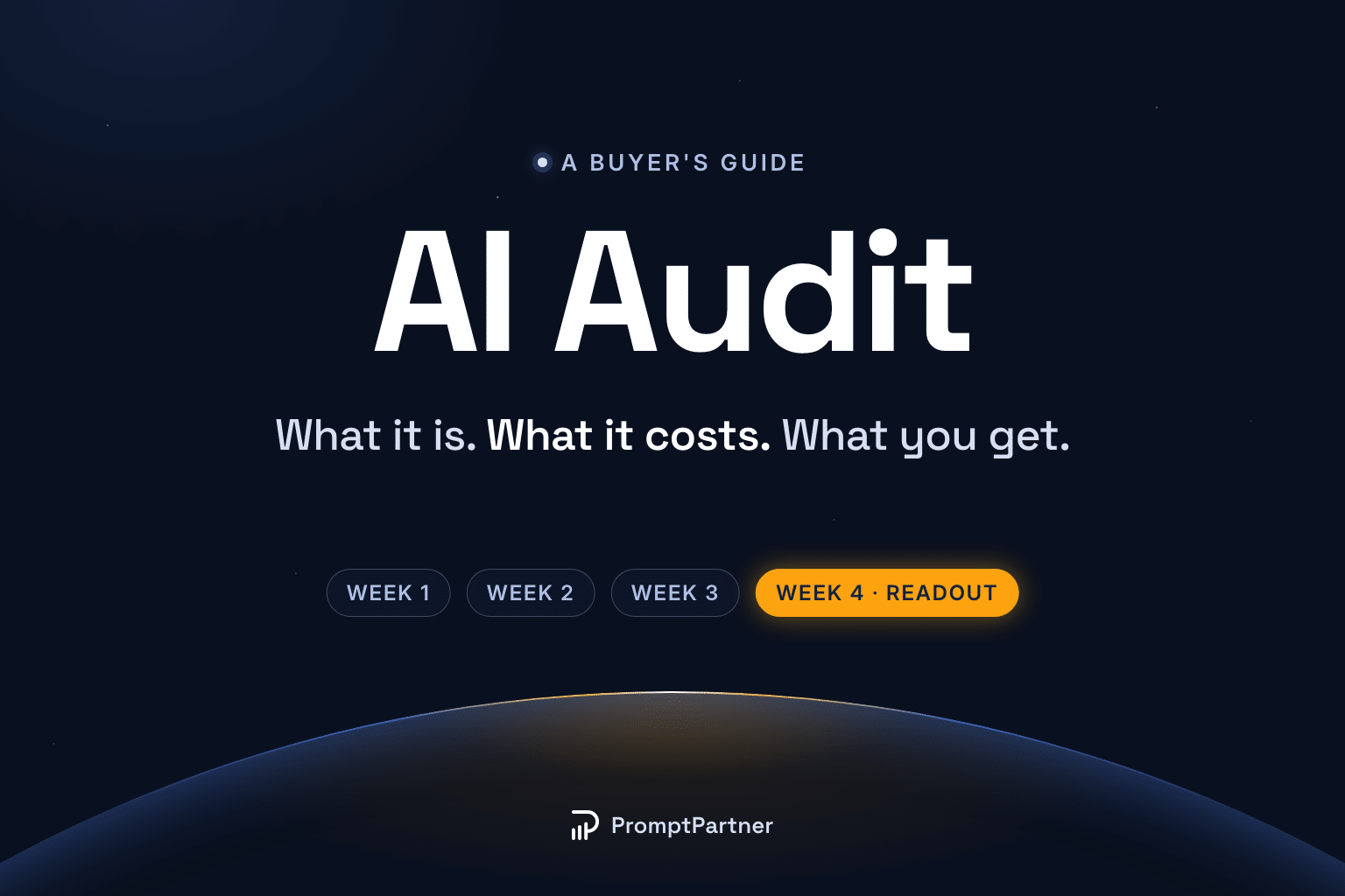 AI Audit: what it is, what it costs, what you get. A four-week audit ending in a readout