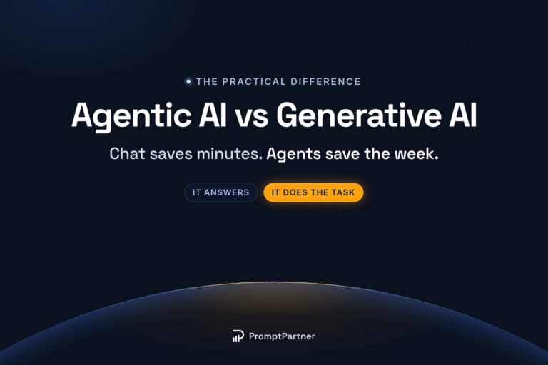 Agentic AI vs generative AI: chat saves minutes, agents save the week