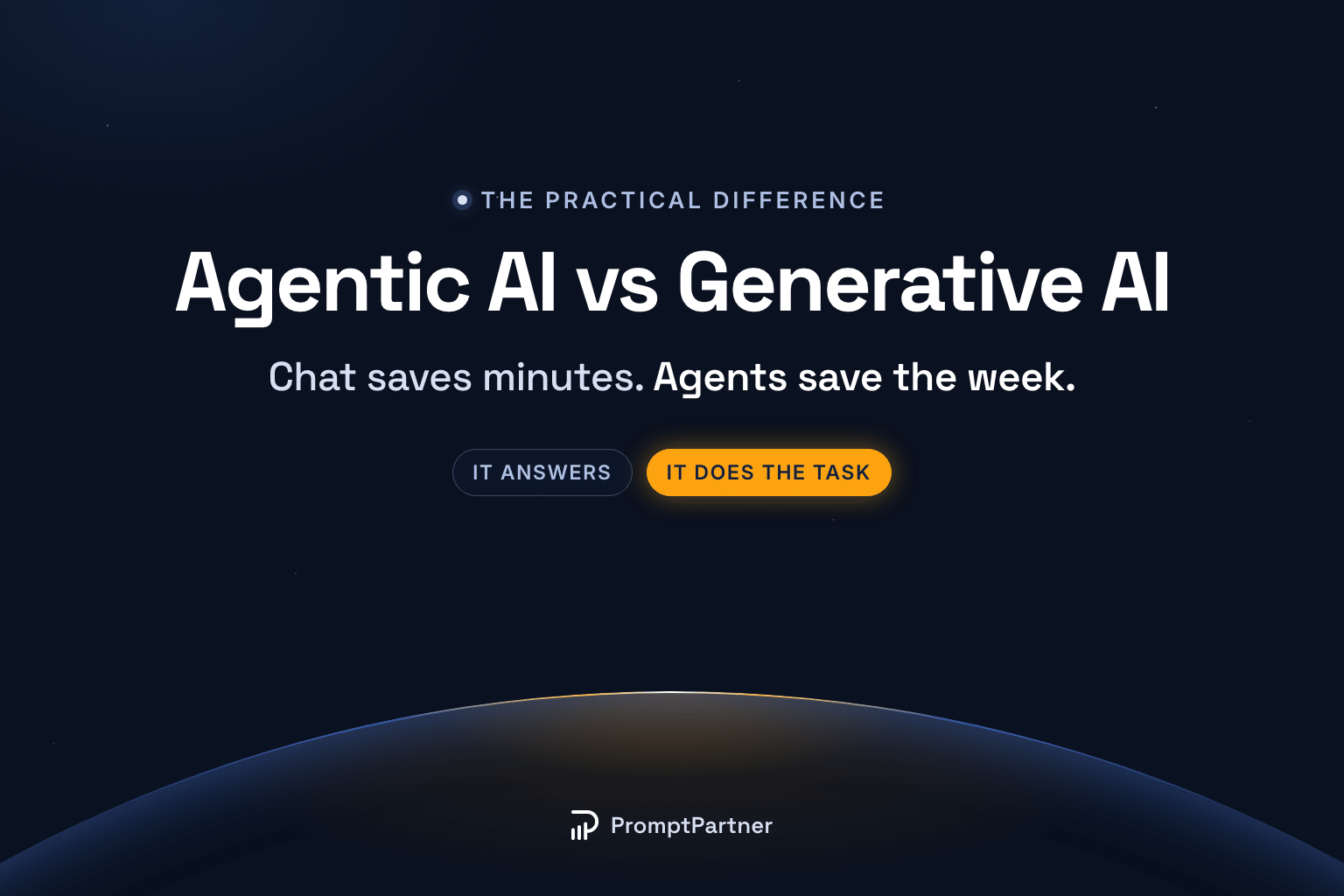 Agentic AI vs generative AI: chat saves minutes, agents save the week